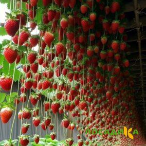 Клубника ампельная Анастасия купить по цене от 370р. в интернет-магазине «Посадика» с доставкой почтой в в Лосино-Петровскийе и по всей России – [изображение №1].